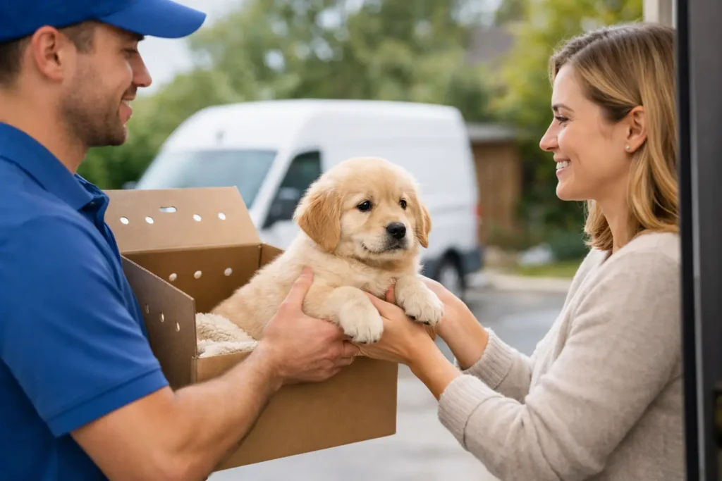 Door to Door Puppy Delivery Explained