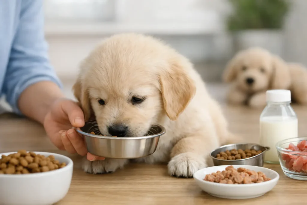 New Puppy Feeding Guide for Healthy First Weeks