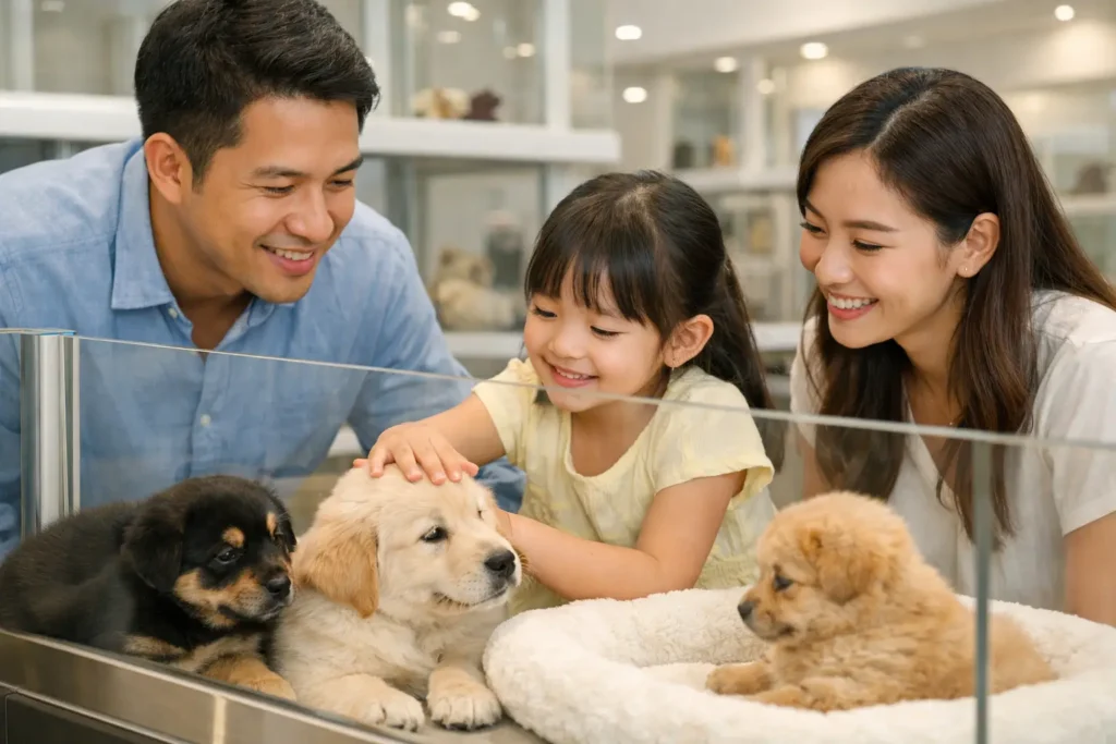 Showroom Puppy Viewing Malaysia for New Families